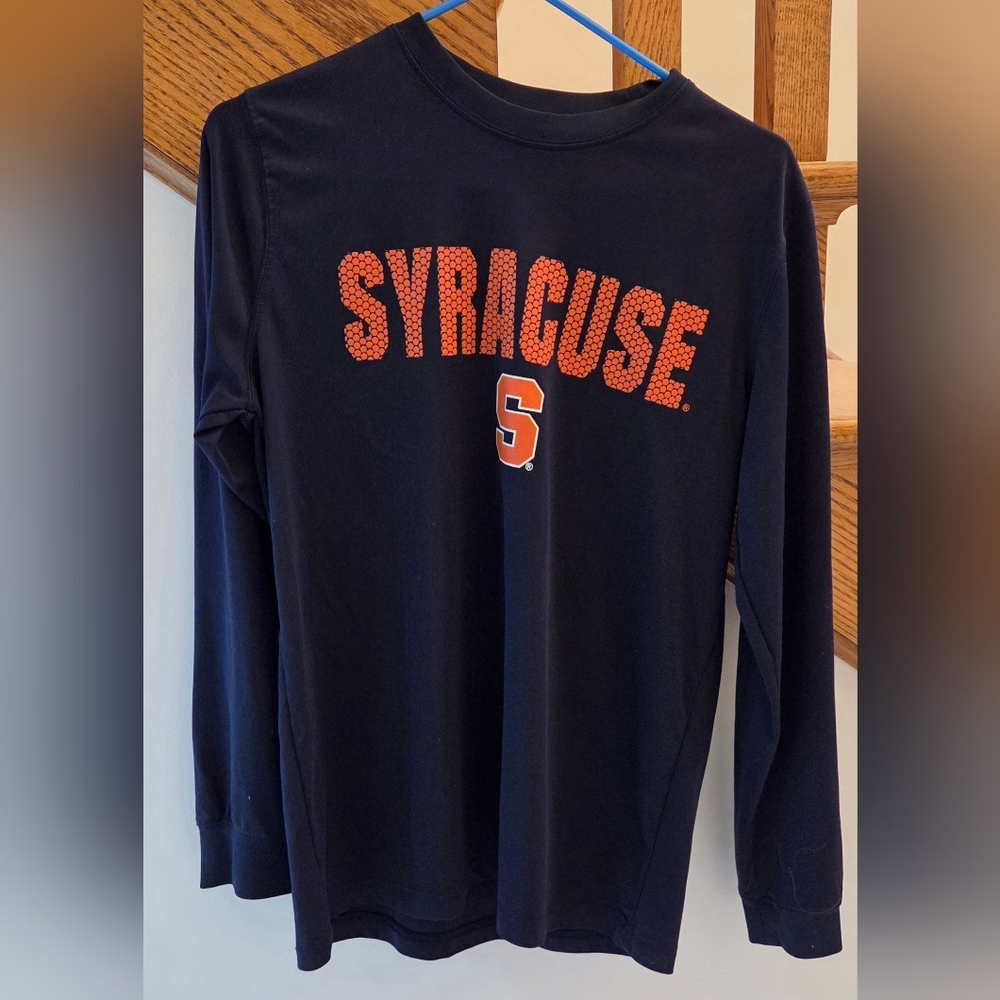 Campus Heritage Syracuse Kids Navy Long Sleeve Tee